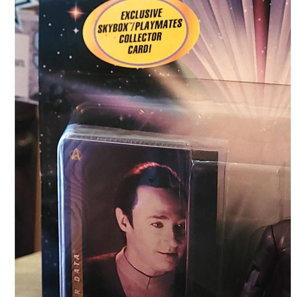 1997 Star Trek Professor Data Action Figure Episode "All Good Things" TN… - Picture 3 of 7